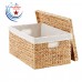 WATER HYACINTH BASKET WITH LID